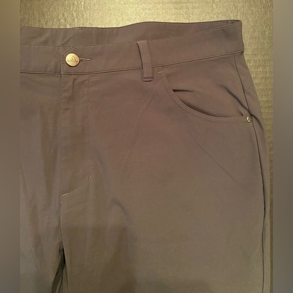 Adidas Golf Adicross Men’s Stretch Pants - Dark Grey / Black Size 36x32 - Picture 4 of 10